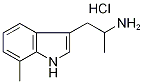 1-METHYL-2-(7-METHYL-1H-INDOL-3-YL)-ETHYLAMINEHYDROCHLORIDE Structure