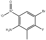4-브로모-3-플루오로-2-메틸-6-니트로아닐린 구조식 이미지