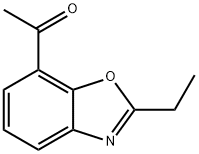 1-(2-ethyl-1,3-benzoxazol-7-yl)-1-ethanone 구조식 이미지