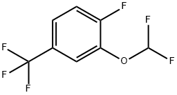 2-(difluoromethoxy)-1-fluoro-4-(trifluoromethyl)benzene Structure