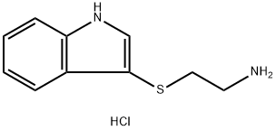 2-(1H-Indol-3-ylsulfanyl)-ethylamine hydrochloride Structure