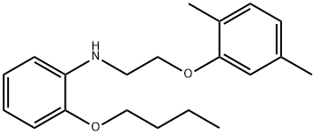 2-Butoxy-N-[2-(2,5-dimethylphenoxy)ethyl]aniline Structure