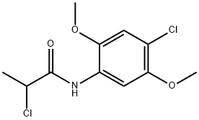 2-Chloro-N-(4-chloro-2,5-dimethoxyphenyl)-propanamide Structure