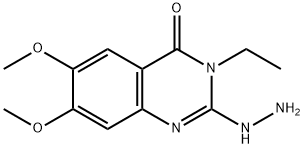 3-Ethyl-2-hydrazino-6,7-dimethoxyquinazolin-4(3H)-one Structure