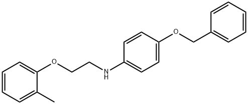 4-(Benzyloxy)-N-[2-(2-methylphenoxy)ethyl]aniline Structure