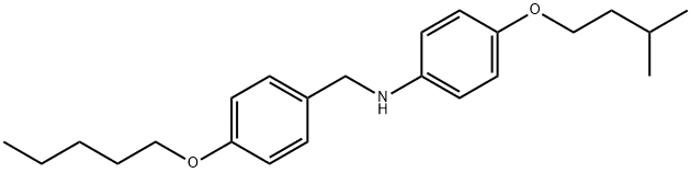 4-(Isopentyloxy)-N-[4-(pentyloxy)benzyl]aniline 구조식 이미지