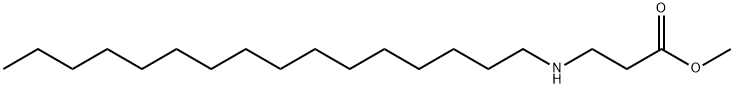 Methyl 3-(hexadecylamino)propanoate 구조식 이미지