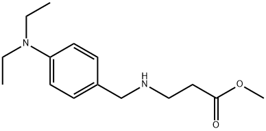 Methyl 3-{[4-(diethylamino)benzyl]amino}propanoate 구조식 이미지
