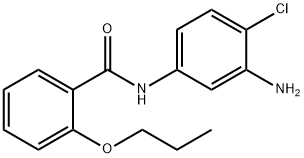 N-(3-Amino-4-chlorophenyl)-2-propoxybenzamide Structure