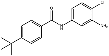 N-(3-Amino-4-chlorophenyl)-4-(tert-butyl)benzamide Structure