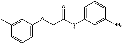 N-(3-Aminophenyl)-2-(3-methylphenoxy)acetamide 구조식 이미지