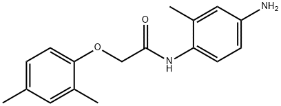 N-(4-Amino-2-methylphenyl)-2-(2,4-dimethylphenoxy)acetamide 구조식 이미지