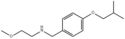 N-(4-Isobutoxybenzyl)-2-methoxy-1-ethanamine Structure