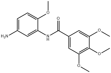 N-(5-Amino-2-methoxyphenyl)-3,4,5-trimethoxybenzamide Structure