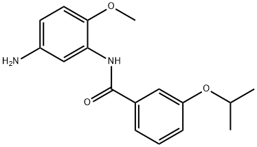 N-(5-Amino-2-methoxyphenyl)-3-isopropoxybenzamide Structure