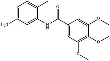 N-(5-Amino-2-methylphenyl)-3,4,5-trimethoxybenzamide 구조식 이미지