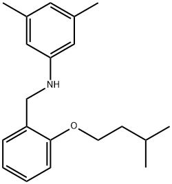 N-[2-(Isopentyloxy)benzyl]-3,5-dimethylaniline Structure