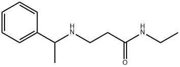 N-Ethyl-3-[(1-phenylethyl)amino]propanamide 구조식 이미지