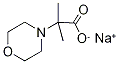 Sodium 2-methyl-2-morpholin-4-ylpropanoate 구조식 이미지