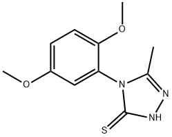 4-(2,5-dimethoxyphenyl)-5-methyl-4H-1,2,4-triazole-3-thiol Structure