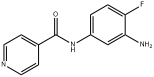 N-(3-amino-4-fluorophenyl)isonicotinamide 구조식 이미지