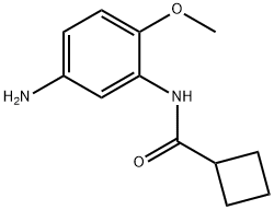 N-(5-amino-2-methoxyphenyl)cyclobutanecarboxamide Structure