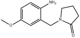 1-(2-amino-5-methoxybenzyl)pyrrolidin-2-one 구조식 이미지