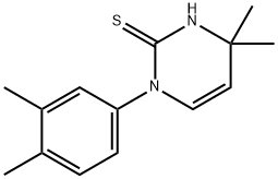 1-(3,4-dimethylphenyl)-4,4-dimethyl-1,4-dihydropyrimidine-2-thiol Structure