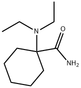 1-(diethylamino)cyclohexanecarboxamide 구조식 이미지