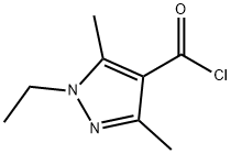 1-ethyl-3,5-dimethyl-1H-pyrazole-4-carbonyl chloride 구조식 이미지