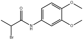 2-bromo-N-(3,4-dimethoxyphenyl)propanamide 구조식 이미지