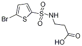 3-{[(5-bromothien-2-yl)sulfonyl]amino}propanoic acid 구조식 이미지