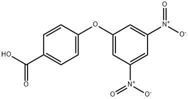 4-(3,5-dinitrophenoxy)benzoic acid 구조식 이미지