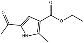 ethyl 5-acetyl-2-methyl-1H-pyrrole-3-carboxylate 구조식 이미지