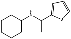 N-(1-thien-2-ylethyl)cyclohexanamine Structure