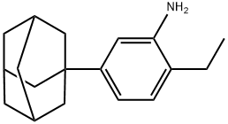 [5-(1-adamantyl)-2-ethylphenyl]amine 구조식 이미지