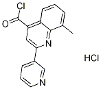 8-methyl-2-pyridin-3-ylquinoline-4-carbonyl chloride hydrochloride 구조식 이미지