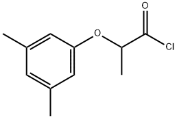 2-(3,5-dimethylphenoxy)propanoyl chloride Structure