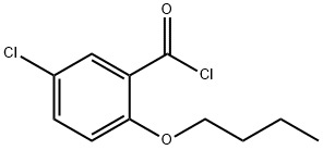 2-butoxy-5-chlorobenzoyl chloride 구조식 이미지