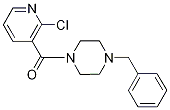 (4-Benzyl-1-piperazinyl)(2-chloro-3-pyridinyl)-methanone Structure