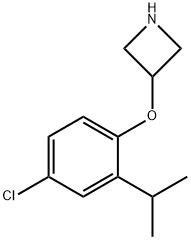 3-(4-Chloro-2-isopropylphenoxy)azetidine Structure