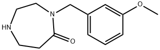 4-(3-Methoxybenzyl)-1,4-diazepan-5-one 구조식 이미지