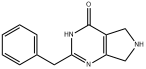 2-Benzyl-6,7-dihydro-5H-pyrrolo-[3,4-d]pyrimidin-4-ol Structure