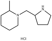 2-Methyl-1-(2-pyrrolidinylmethyl)piperidinedihydrochloride Structure