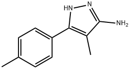 4-Methyl-5-p-tolyl-2H-pyrazol-3-ylamine 구조식 이미지