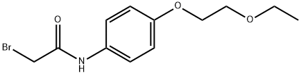 2-Bromo-N-[4-(2-ethoxyethoxy)phenyl]acetamide 구조식 이미지