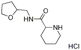 N-(Tetrahydro-2-furanylmethyl)-2-piperidinecarboxamide hydrochloride Structure