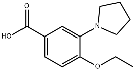 4-Ethoxy-3-pyrrolidin-1-yl-benzoic acid 구조식 이미지
