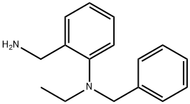 N-[2-(Aminomethyl)phenyl]-N-benzyl-N-ethylamine 구조식 이미지