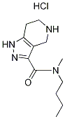 N-Butyl-N-methyl-4,5,6,7-tetrahydro-1H-pyrazolo-[4,3-c]pyridine-3-carboxamide hydrochloride 구조식 이미지